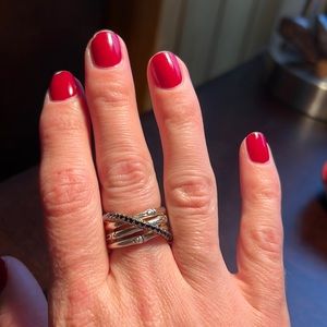 Bamboo Crossover Ring